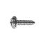 8 x 1 Phillips Flat Top Washer Head Sheet Metal Screws Zinc (100 pieces per package)