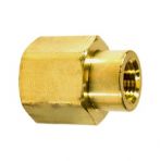 1/4 X 1/8 Couplers Reducing Female/Female Brass