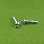 1/4-20 x 2 Combination Round Head Machine Screws Zinc (Phillips/Slotted)