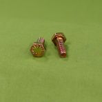 7/16-20 x 1 1/4 Hex Head Cap Screws Grade 5 Yellow Zinc