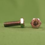 5/8-11 x 7 1/2 Hex Head Cap Screws Grade 5 Yellow Zinc