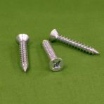 10 x 3 1/2 Phillips Flat Head Sheet Metal Screws Zinc Type A