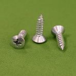 12 x 1 1/4 Phillips Oval Head Sheet Screws 18-8 Stainless Type A