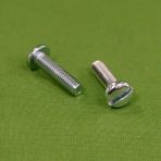 12-24 x 1 1/4 Slotted Pan Machine Screws Zinc