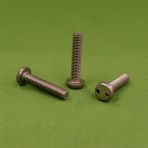 10-32 X 1 Spanner Pan Head Machine Screws 18-8 Stainless (Snake Eyes) Tamperproof