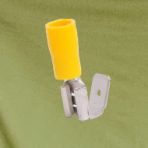 Yellow Piggyback Connecters Vinyl Insulated 12-10